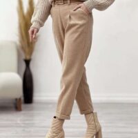 مام استایل فوتر پارچه ترک کمرکش پاکتی کمربندخور